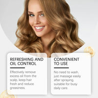 Hoegoa Hair Volumizing Spray, Hair Volumizing Lazy Person Remove Oil Refreshing Long-Lasting Styling Leave-In Spray