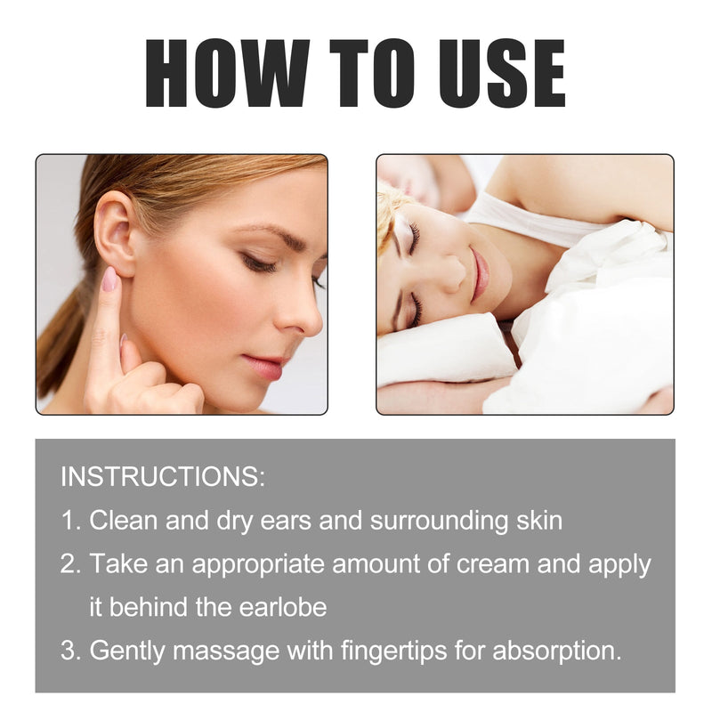 Ear Ease Cream, Relieve Inner Ear Obstruction Tinnitus Back Ear Pain Ear Discomfort Ear Care Cream