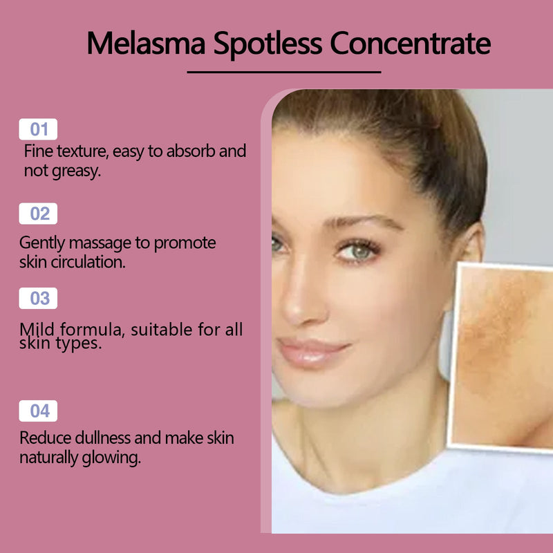 Melasma Spotless Concentrate, Moisturizing Firming Skin Refreshing And Dark Spots Skin Creams