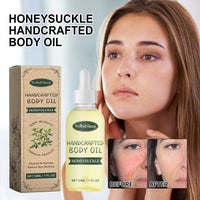 Honeysuckle Handcrafted Body Oil, Repair Facial Redness Fade Scar Multi-Purpose Body Essential Oil