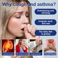 Cough Patch, Relieve Phlegm Throat Dry Itching Point Health Care Patch Asthma Chest Tightness Body Care