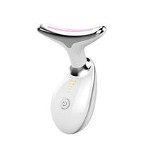 Neck Massager Beauty Device with 7-Color Light Therapy for Neck Wrinkle Care