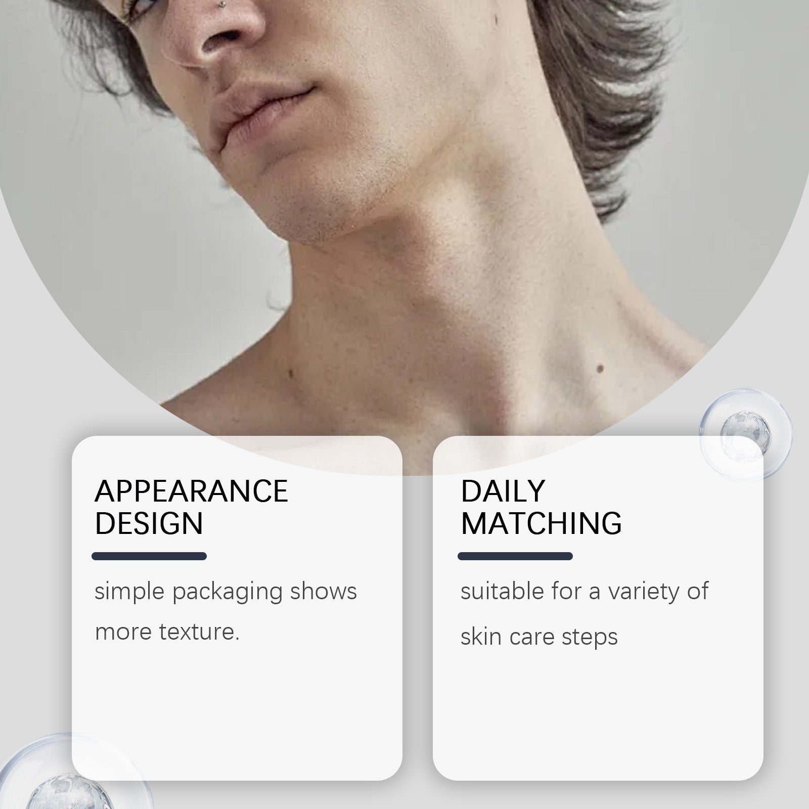 East Moon Men's Neck Moisturizing Care Cream, Hydrating And Firming Skin, Reducing Neck Wrinkles, Nourishing Care Cream