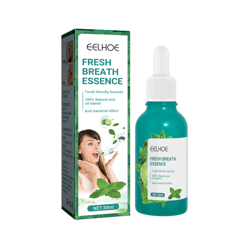 EELHOE Fresh Breath Essence, Cleans Bad Breath And Leaves Fresh Breath Mint Scent  Essence