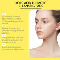 Turmeric Cleansing And Exfoliating Pad Gently Cleanses And Brightens Skin Care Moisturizing Facial Skin Cleansing Pad