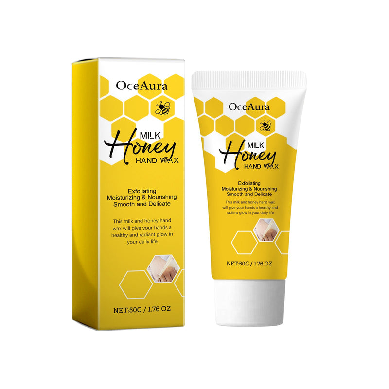 OceAura Honey Milk Tear Hand Mask, Moisturizes, Hydrates, Softens The Skin's Keratin And Relieves Dry Hands