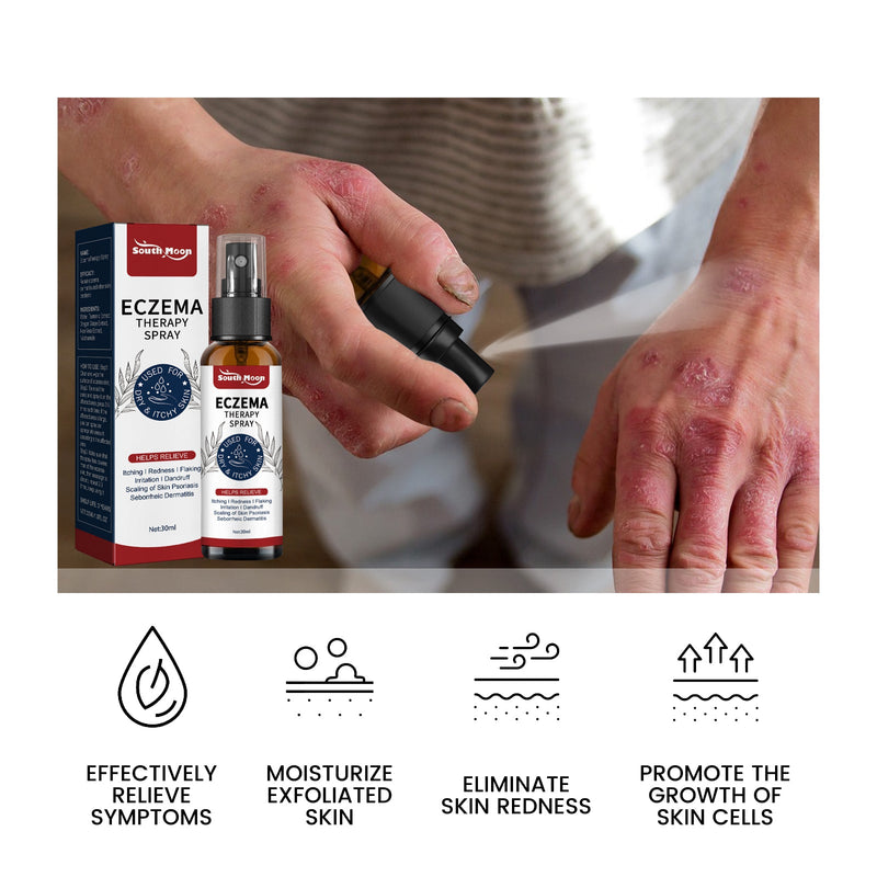 South Moon Eczema Therapy Spray, Repair Skin Redness And Itchiness Cowskin Moss Care Spray