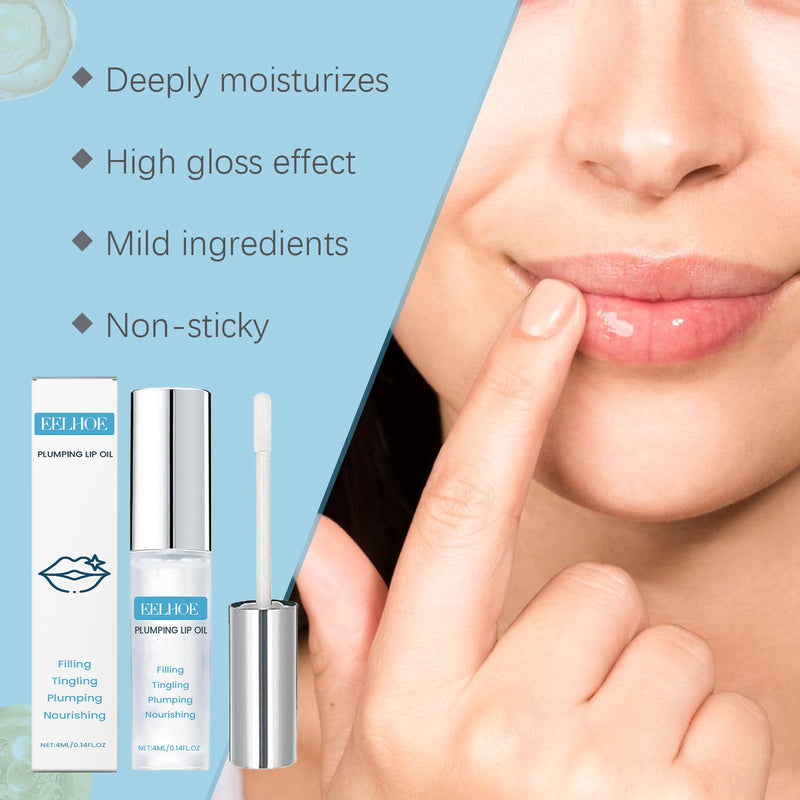 EELHOE Lip Moisturizing Oil, Moisturizes, Hydrates, Tender, Delicate Care And Moisturizes Lip Skin Daily Lip Oil