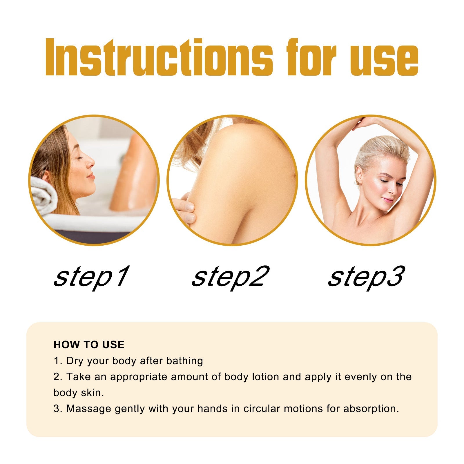 Rice Raw Pulp Body Lotion, Light Black Anti-Dryness Tender Bright And White Body Lotion