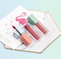QIBEST Matte Velvet Matte Lip Gloss Lip Gloss Matte Creamy Lasting Liquid Lipstick