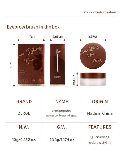DR054 eyebrow wax