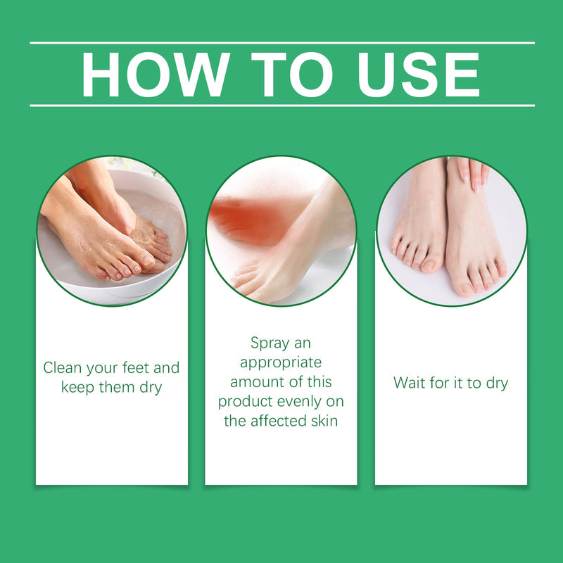 Ximonth Foot Skin Care Spray Foot Moisturizing, Cleaning, Deodorizing And Repairing Skin Spray