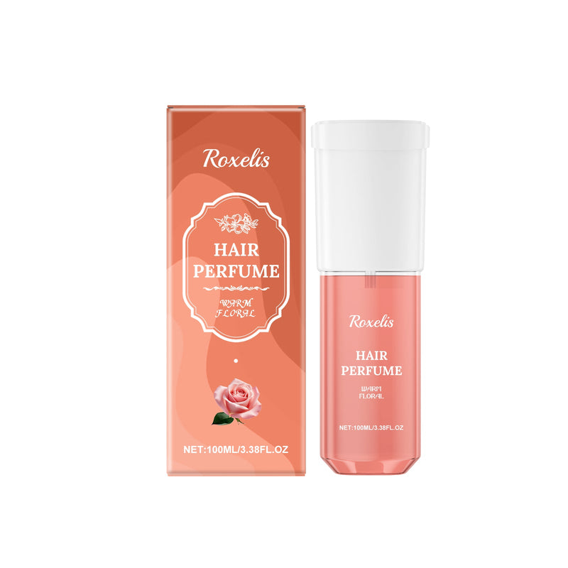 Roxelis Women's Hair Perfume Spray Rose Nourishing Hair Deep Hydrating Floral Fragrance Women's Hair Fresh Fragrance