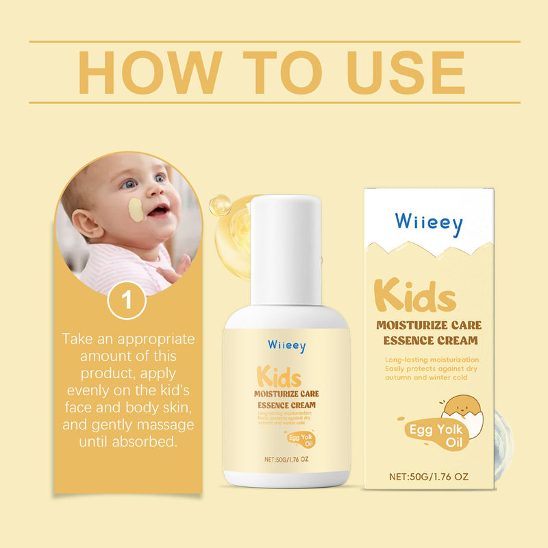 Wiyun Children's Moisturizing Care Cream - Gentle Kids Skincare Moisturizer