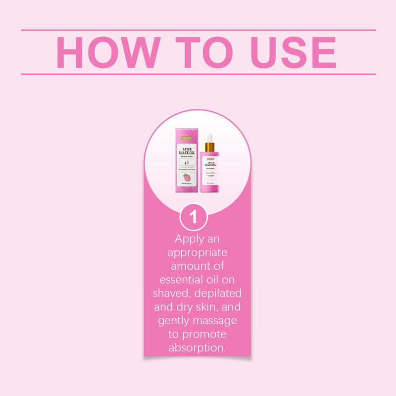 OUHOE Strawberry Aftershave Essential Oil Gently Moisturizes, Softens And Careens The Skin