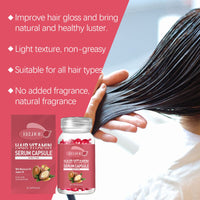 Hair Essential Oil Care Capsules Relieve Dry Hair, Frizzy Split Ends, Soft And Smooth Care Essential Oil For Hair Care