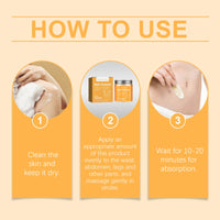 Body Care Cream, Massage Skin Legs Arms Waist Body Firming Cream