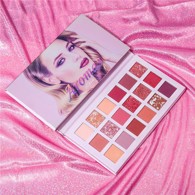 UCANBE Aromas Nude Eye Shadow Palette 18 Color Eyeshadow Shimmer Waterproof Paleta De Sombra Makeup Pallete