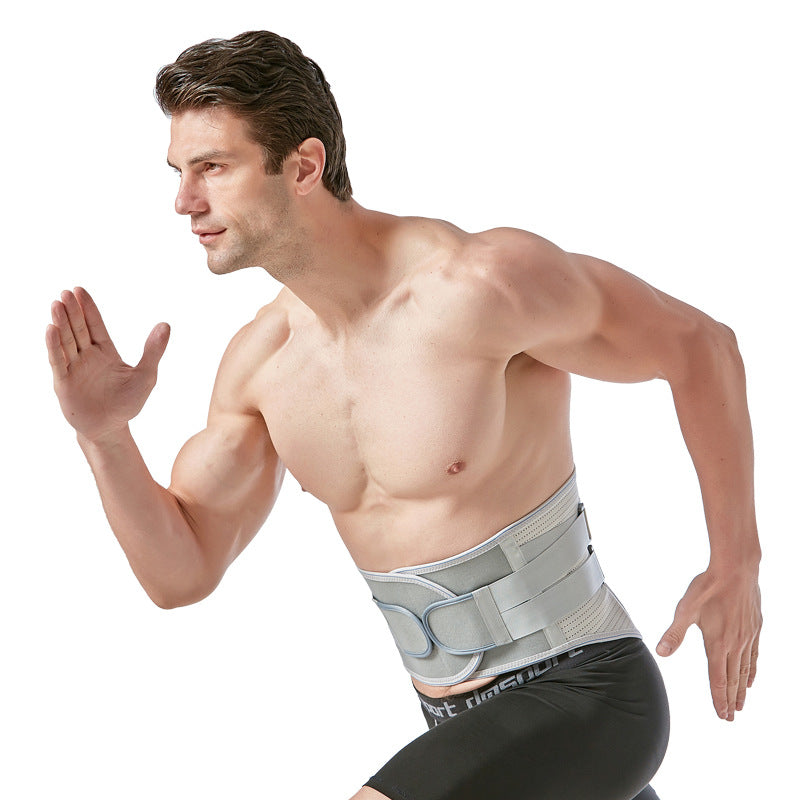 Removable steel plate support for waist protection, breathable and widened waist protection