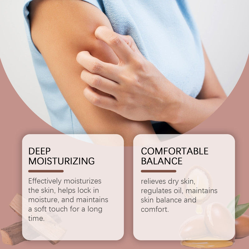 Woodsleep Body Moisturizer - Cologne-Scented Gentle Hydrating Care