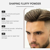East Moon Hair Styling Powder, Lazy Hair Styling Fluffy High Cranial Top No Hair Seam Hair Styling Powder