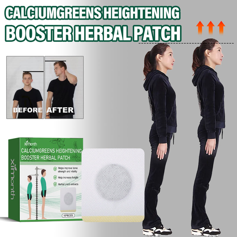 Ximonth Herbal Booster Patch Body Height Care Foot Massage Booster Patch