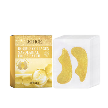 Double Collagen Nasolabial Folds Patch, Fade Facial Fine Lines Wrinkles Anti-Wrinkle Firming Moisturizing And Nourishing