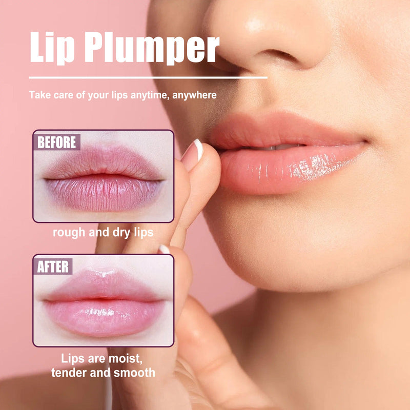 Lip Plumper, Smooth Moisturizing Prevent Weather-Shack Fade Lip Lines Peeling Nourish Lips