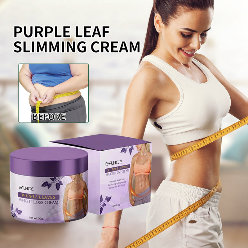 Purple Leaf Slimming Cream Body Shaping And Firming Skin Small Waist Slim Curves Body Slimming Moisturizer
