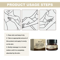 Keratosis Remove Deep Clean Smooth Cream, Clear Skin Acne Exfoliating Unclog Pores Moisturizing Tender And Smooth Skin