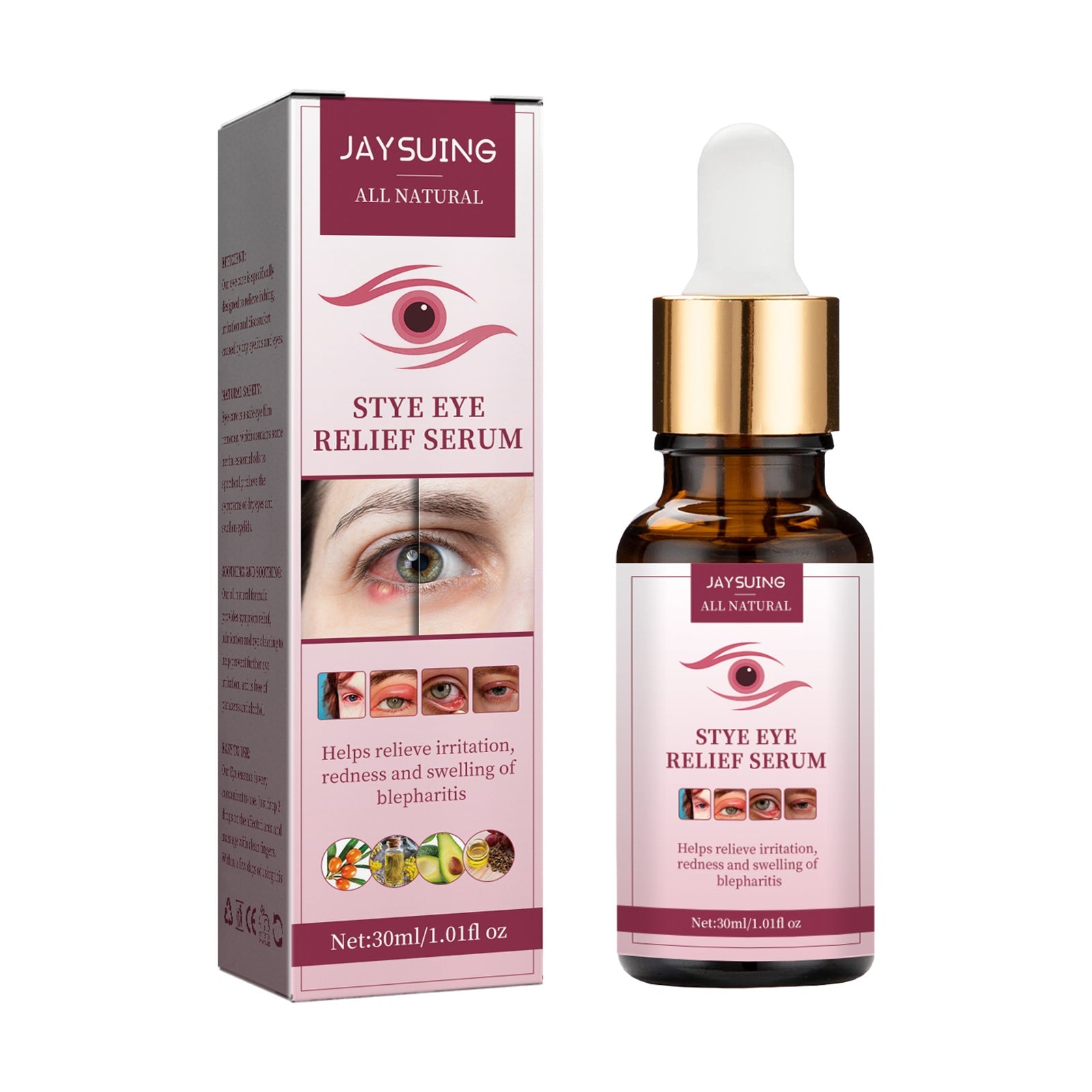 Eye Swelling Soothing Serum, Relieve Redness And Swelling Around The Eyes Moisturizing Essence