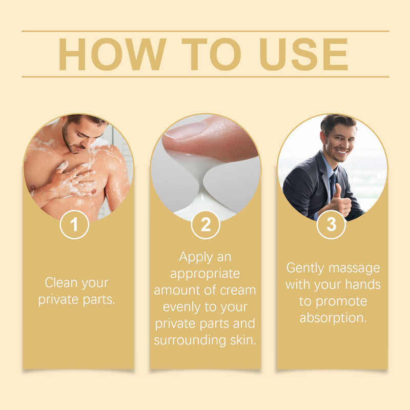 Men's Care Cream Relieves Discomfort Gentle Moisturizing Body Care Moisturizing Massage Treatment