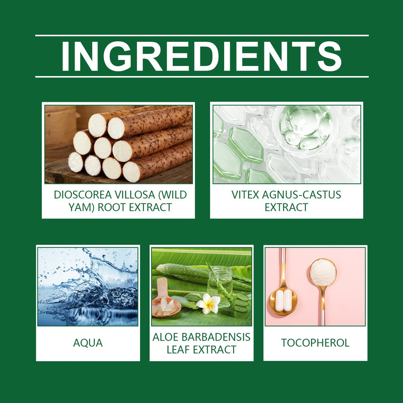 Wild Yam Cream Relieves Menstrual Stomach Pain And Moisturizes Skin With Body Massage Treatment Cream