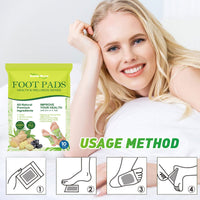South Moon Foot Pads, Foot Massage Ginger Removing Moisture And Cold Body Health Care Foot Pad