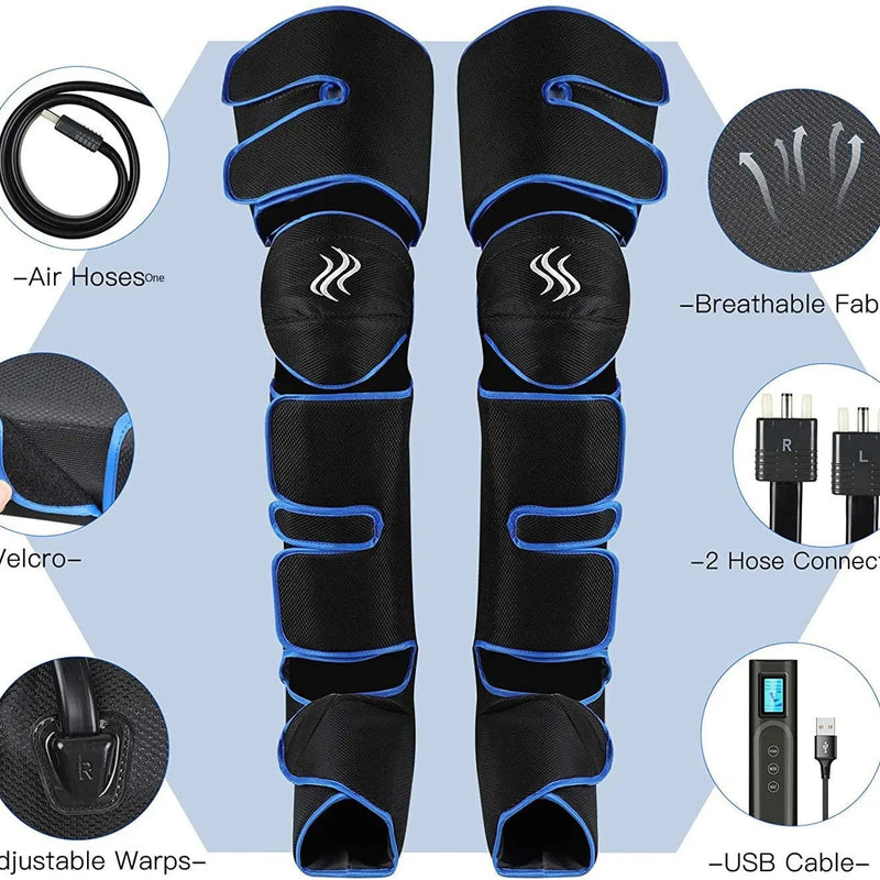 Electric Heated Muscle Relax Pain Relief foot knee calf
