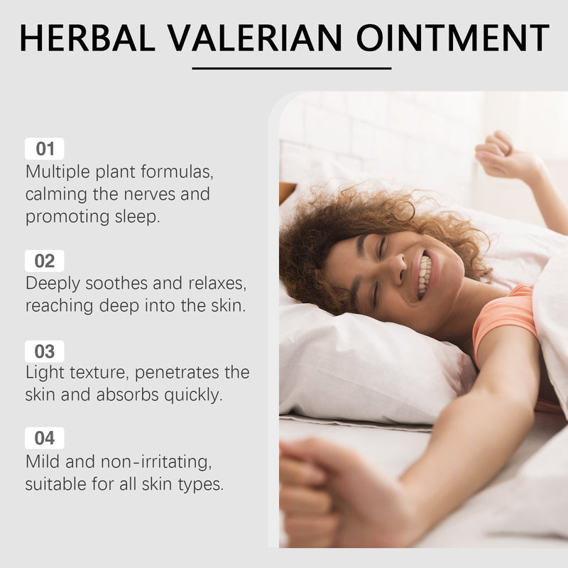 Organic Valerian Ointment Valerian Ointment Night Care Body Repair Massage Treatment Cream