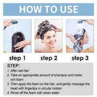 Dense Hair Foam Shampoo, Clean Scalp, Moisturize And Thicken Hair, Solid Hair, Fluffy And Smooth Shampoo