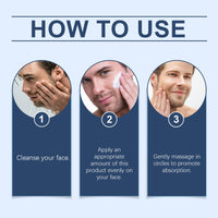 East Moon Men's Facial Moisturizer Hydrating Moisturizing Tender Skin Brightening Face Care Moisturizing Cream
