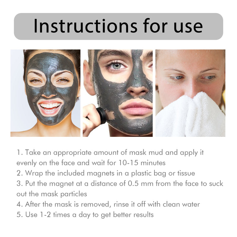 EELHOE Blackhead Removal Mask Cleanses Blackheads, Lighens Pimples, Tighteners Pores And Controls Oil Smear Mask