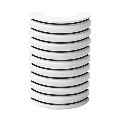 10 black strips