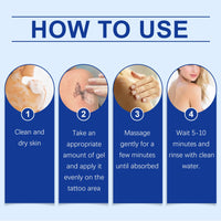 Tattoo Care Gel Gently Cleanses And Restores Skin Tattoo Moisturizing Skin Care Gel