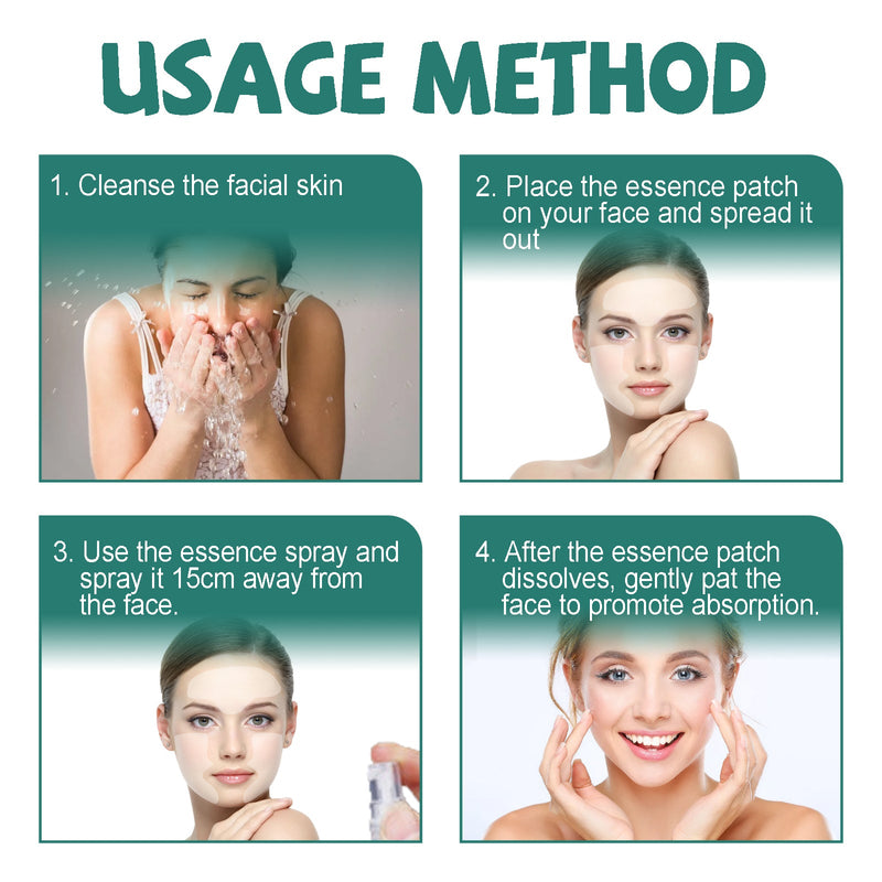 Dermalayr-Technology Soluble Collagen Film, Anti-wrinkle Moisturizing Firming Whitening Patch
