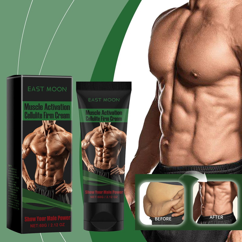 Muscle Care Cream Men's Fitness Exercise Line Muscle Toning Body Massage Treatment