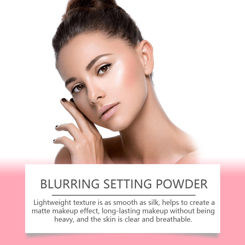 Eelhope The Setting Powder With Brush (Beige) Has A Natural, Light, Fine, Breathable And Snaky Look. It Is Suitable For Both Dry And Wet Use And Can Last For A Long Time Without Fading