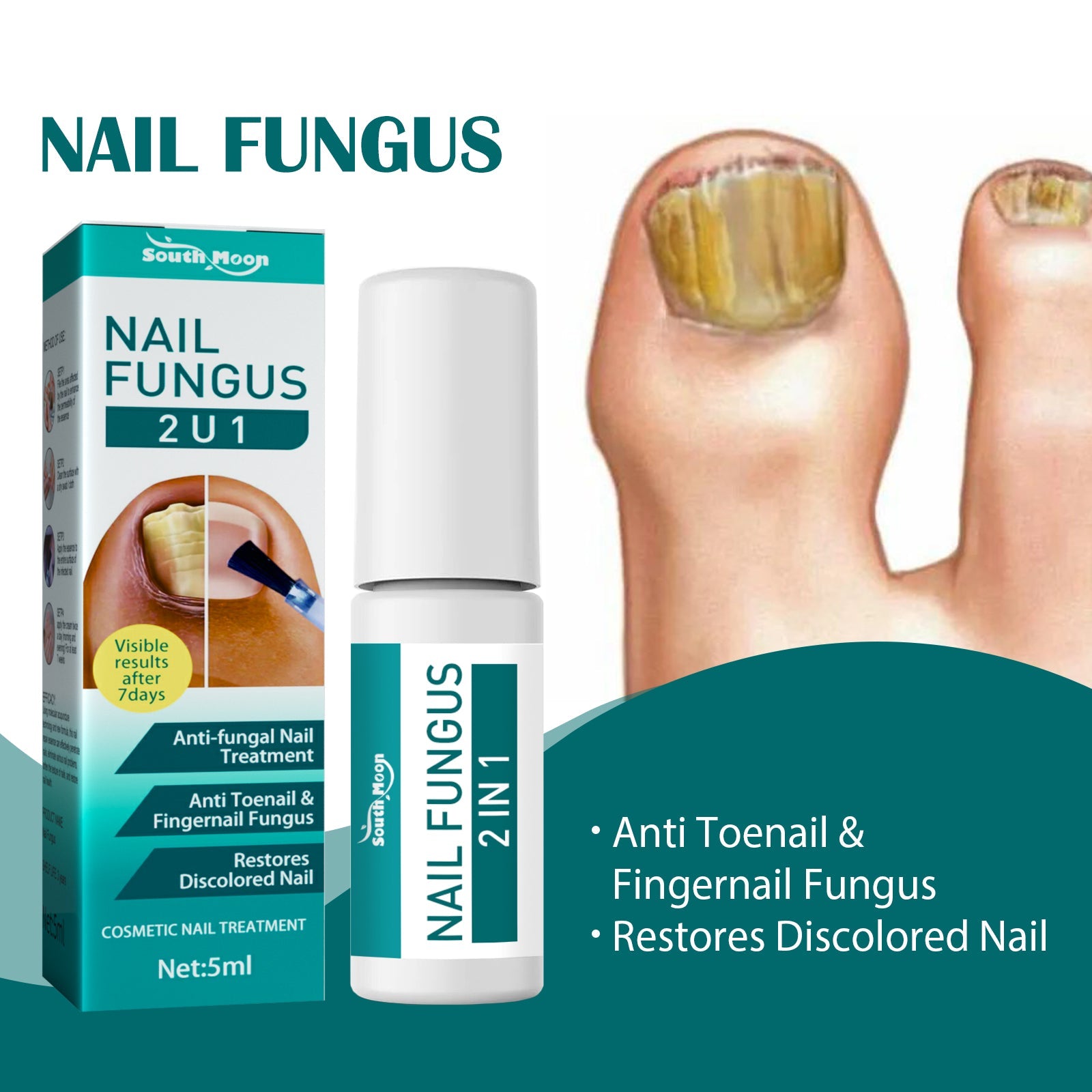 Toenail Repair Solution Smoothing Nail And Hand, Foot And Nail Cleansing And Nourishing Repair Solution