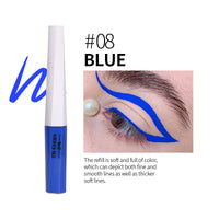 Fit Colors Fluorescent Luminous Color Eyeliner Rainbow Painted Graffiti Waterproof Quick Drying Eyeliner