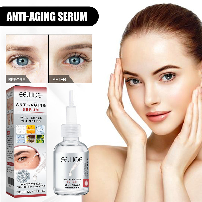 EELHOE Deep Cleansing Anti-Wrinkle Serum, Facial Skin Smoothing Fine Lines Hydrating Firming And Care Serum