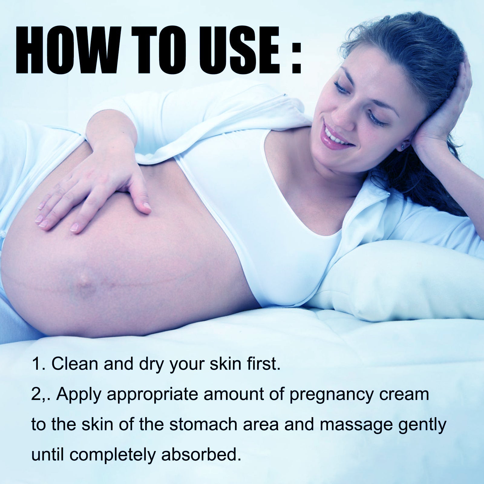 Ouhoe Pregnancy Care Cream Moisturizes And Restores Fine Lines Of Postpartum Skin To Firm, Soft And Smooth Body Skin