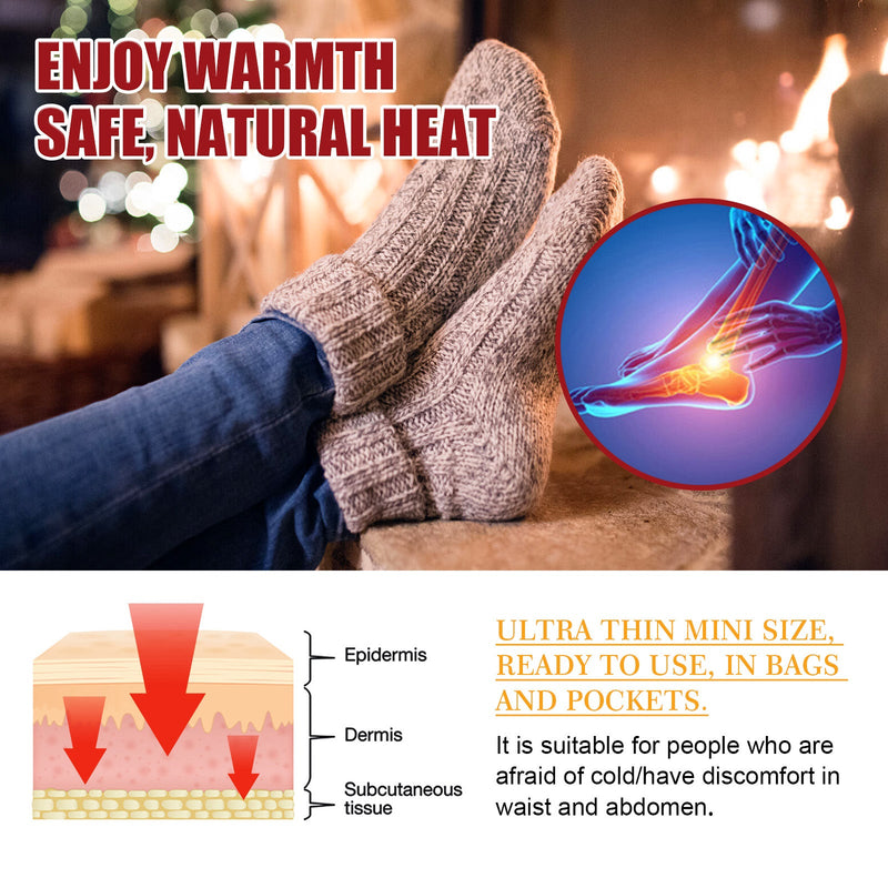 Jue-Fish Foot Warm Patch, Warm Portable Disposable Heat And Cold Warm Foot Patch