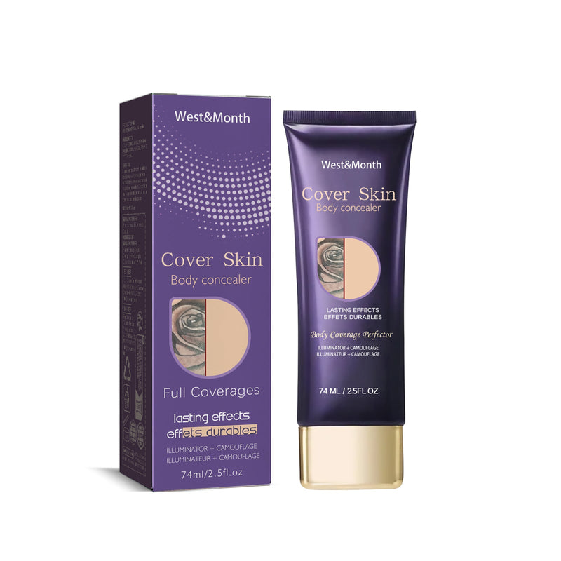 Body Concealer, Waterproof Cover Tattoo Scars Birthmark Invisible Body Concealer